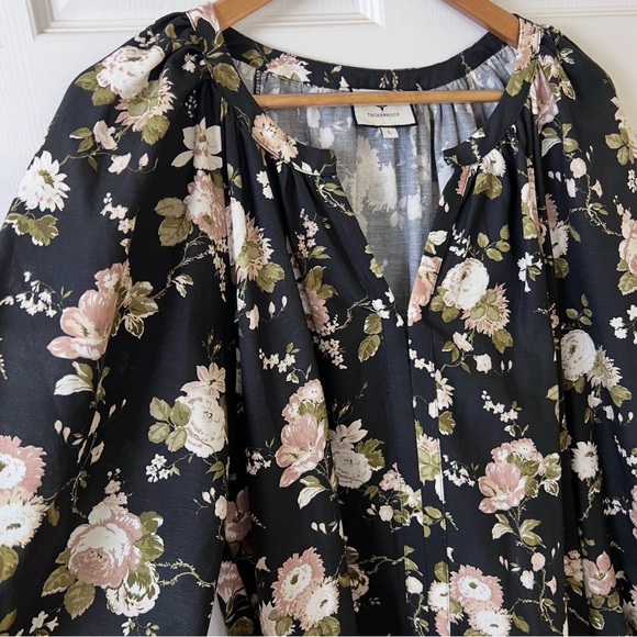 Tuckernuck Dress Maxi Floral Pockets Midnight Garden - Picture 4 of 10